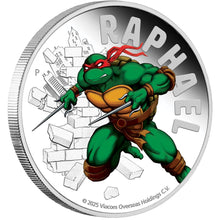 2025 Tuvalu $1 TMNT - Raphael 1oz Silver Proof Coin