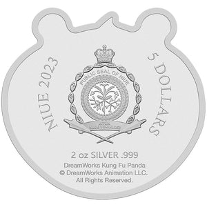 2023 Niue $5 Kung Fu Panda UHR 2oz Silver Coin
