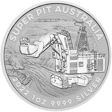 2022 $1 Super Pit 1oz Silver BU