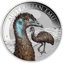 2023 $1 Emu Coloured 1oz Silver Coin