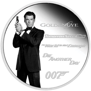 2024 Tuvalu $1 James Bond Legacy - Brosnan 1oz Silver Proof Coin