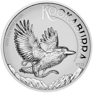 2024 $8 Kookaburra Incuse High Relief 5oz Silver Proof Coin