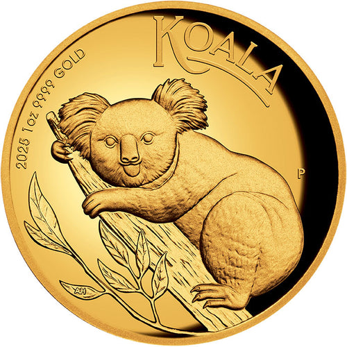 2025 $100 Koala High Relief 1oz Gold Proof Coin