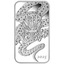 2025 $1 Dragon Rectangular 1oz Silver Proof Coin