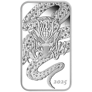 2025 $1 Dragon Rectangular 1oz Silver Proof Coin