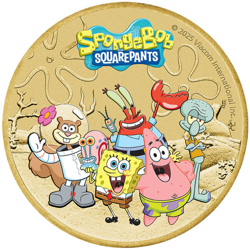 2025 Tuvalu $1 SpongeBob & Friends Collector Coin in Card
