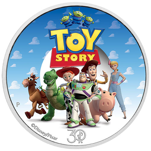 2025 Tuvalu 50c 30yrs of Toy Story 1/2oz Silver Proof Coin