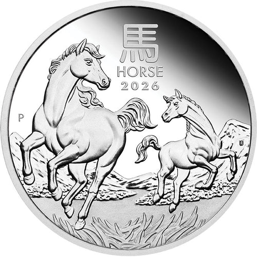 2026 $1 Year of the Horse 1oz Silver Proof Coin