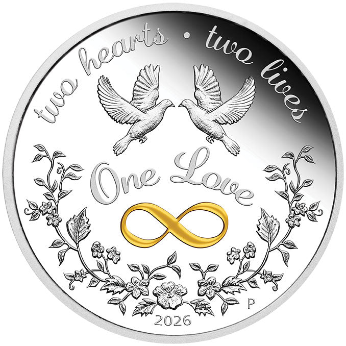 2026 $1 One Love 1oz Silver Proof Coin