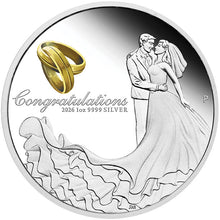 2026 $1 Wedding 1oz Silver Proof Coin