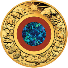 2026 $100 Wonders of Australia - Opal 1oz Gold Proof Coin