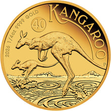 2026 $25 Kangaroo 1/4oz Gold Proof Coin