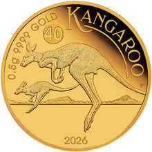 2026 $2 Mini Roo 0.5g Gold Proof Coin in Card