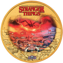 2026 Tuvalu $1 Stranger Things - Hawkins Gold-Plated Collector Coin