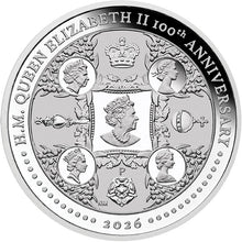 2026 $1 QEII 100th Birthday 1oz Silver Proof Coin