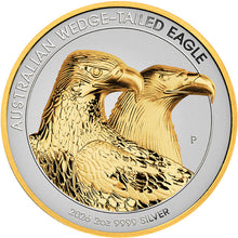 2026 $2 Wedge Tailed Eagle Enhanced Reverse Proof Ultra High Relief Gilded 2oz Silver Coin