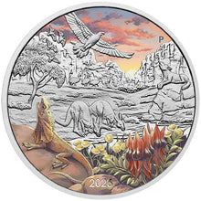 2026 $1 Wonders of Australia - The Outback Coloured 1oz Silver  Coin in Card