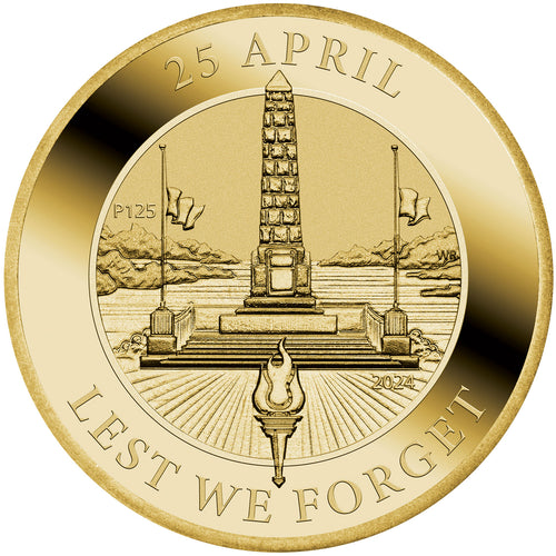 2024 $1 Anzac Day Coin in Card