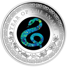 2025 $1 Black Opal Year of the Snake 1oz Silver Proof Coin