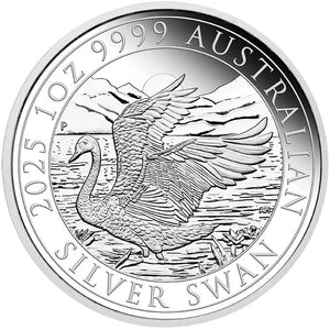 2025 $1 Perth Money Expo Swan 1oz Silver Proof Coin
