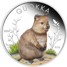 2024 $1 Quokka Coloured 1oz Silver Proof Coin