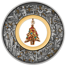2025 $2 Santa's Workshop 2oz Silver Antiqued Coin