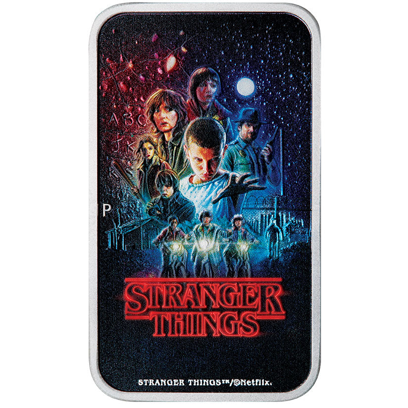 2026 Tuvalu $1 Stranger Things - Season ONE Rectangular 1oz Silver Coin
