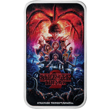 2026 Tuvalu $1 Stranger Things - Season TWO Rectangular 1oz Silver Coin