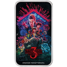 2026 Tuvalu $1 Stranger Things Season THREE 1oz Rectangular Silver Coin