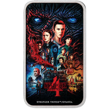 2026 Tuvalu $1 Stranger Things Season FOUR 1oz Rectangular Silver Coin