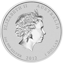 2012 $1 Berlin WMF Year of the Dragon – Black 1oz Silver Coin