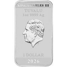 2026 Tuvalu $1 Stranger Things Season FIVE 1oz Rectangular Silver Coin