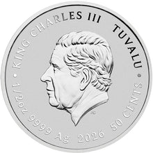2026 50c Tuvalu Stranger Things - Eleven & Vecna 1/2oz Silver Coloured Coin