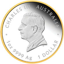 2026 $1 Australia's First Gold Rush Gilded 1oz Silver Proof Coin