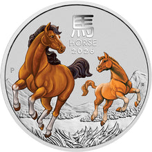 2026 25c Hobart Money Expo Year of the Horse 1/4oz Silver Coin