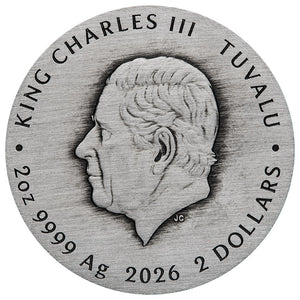 2026 Tuvalu $2 Stranger Things - Villains 2oz Silver Antique-finish Coin