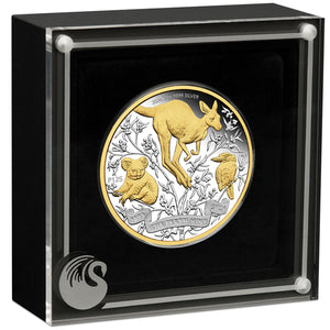2024 $2 Perth Mint 125th Ann. Gilded 2oz Silver Proof Coin