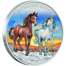 2025 $ Brumby Coloured 1oz Silver Coin
