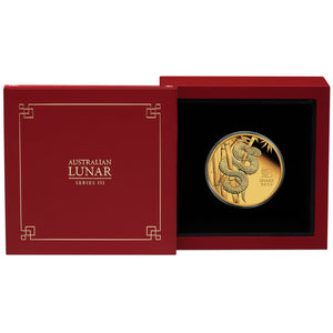 2025 $100 Year of the Snake 1oz Gold Proof Coin