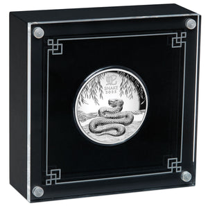 2025 $1 Year of the Snake High Relief 1oz Silver Coin