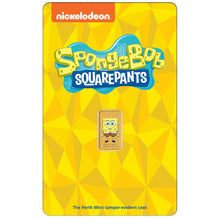 2025 SpongeBob SquarePants COLOURED 1g Gold Minted Bar in Certi Card