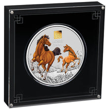 2026 $30 Year of the Horse 1 Kilo Silver Coin w/1gm Gold Privy