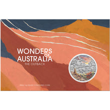 2026 $1 Wonders of Australia - The Outback Coloured 1oz Silver  Coin in Card
