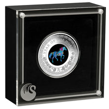 2026 $1 Lunar Opal Horse 1oz Silver Proof Coin