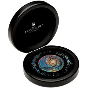 2025 $25 Extragalactic Patinaed 5oz Silver Coin w/four Diamonds