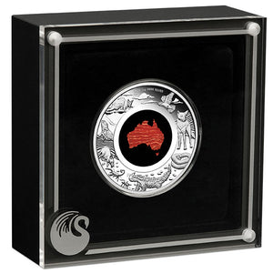 2025 $1 Great Southern Land Snakeskin Jasper 1oz Silver Proof Coin