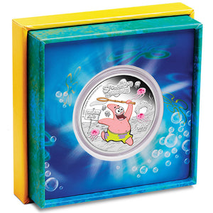 2025 Tuvalu $1 Spongebob Squarepants - Patrick 1oz Silver Proof Coin