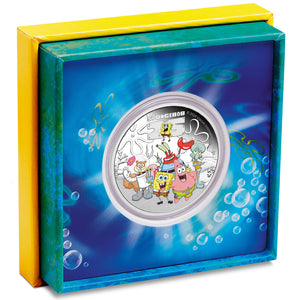 2024 Tuvalu $1 SpongeBob & Friends 1oz Silver Proof Coin