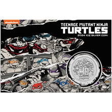 2024 Tuvalu $1 Teenage Mutant Ninja Turtles 1oz Silver Coin in Card