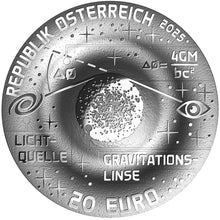 2025 Austria 20€ Einstein Ring Silver Proof Coin